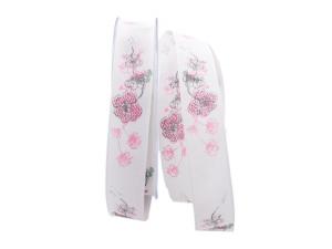Geschenkband Dekoband Schleifenband Blumenband Mainau rosa 25mm mit Angelschnur