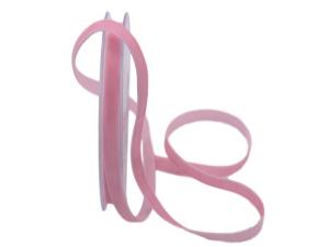 Geschenkband Dekoband Schleifenband Samtbändchen 9mm rosa ohne Draht