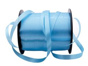 Geschenkband Dekoband Schleifenband Polyband Hellblau ohne Draht 10mm