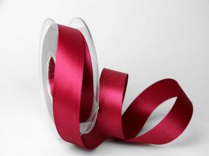 Satinband 25mm pink ohne Draht
