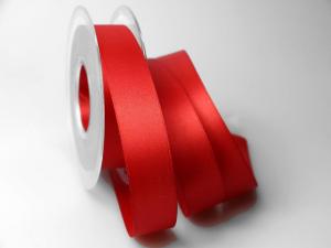 Geschenkband Dekoband Schleifenband Satinband Rot ohne Draht 25mm