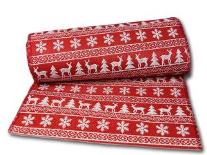 Geschenkband Dekoband Schleifenband Tischband Norwegen 280mm rot ohne Draht