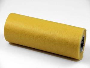 Tischband Vlies Gelb ohne Draht 230mm