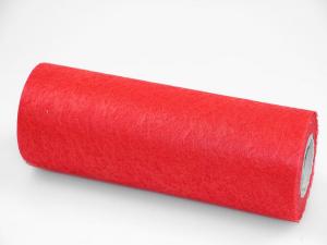Tischband Vlies Rot ohne Draht  230mm