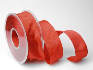 Uniband Rot mit Draht 40mm
