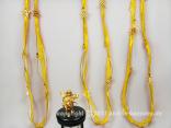 Girlande Sternchengirlande Gold ohne Draht 25mm