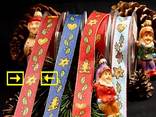 "Lebkuchen" mit Draht Bordeaux 25mm das beliebte Bäckerband "Lebkuchen" mit Draht Bordeaux 25mm das beliebte Bäckerband