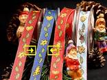 "Lebkuchen" mit Draht Dunkelblau 25mm das beliebte Bäckerband "Lebkuchen" mit Draht Dunkelblau 25mm das beliebte Bäckerband