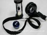 Weihnachtsband Nürnberg Schwarz Silber mit Draht 25mm