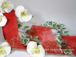 Jute Rot ohne Draht 70mm