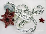 Weihnachtsband Barock mit Draht 40mm Weihnachtsband Barock mit Draht 40mm