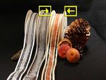 "Mittelstreifen" mit Draht, 40mm Rose/Gold