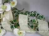 Jute Creme ohne Draht 70mm