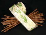 Amarillies mit Draht, Creme/Gold Amarillies mit Draht, Creme/Gold