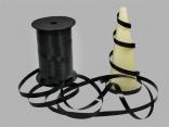 Polyband Schwarz ohne Draht 10mm