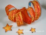 Weihnachtsband Nürnberg Weihnachtsorange mit Draht 40mm Weihnachtsband Nürnberg Weihnachtsorange mit Draht 40mm