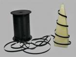 Polyband Schwarz ohne Draht 5mm