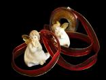 Geschenkband, Dekoband, Schleifenband Weihnachtsband Montalgino Bordeaux mit Draht 25mm