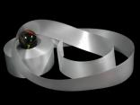 Geschenkband, Dekoband, Schleifenband Polyband Grau ohne Draht 49mm Geschenkband, Dekoband, Schleifenband Polyband Grau ohne Draht 49mm