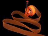 Organzaband Organza Orange ohne Draht 40mm Organzaband Organza Orange ohne Draht 40mm