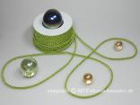 Kordel Hellgrün ohne Draht 4mm Kordel Hellgrün ohne Draht 4mm