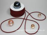 Kordel Dunkel-Bordeaux ohne Draht 4mm