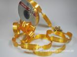 Geschenkband, Dekoband, Schleifenband Polyband Ziehband Glamour Honig ohne Draht 19mm Geschenkband, Dekoband, Schleifenband Polyband Ziehband Glamour Honig ohne Draht 19mm