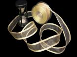 Florband Creme mit Draht 40mm