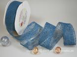 Gitterband Naturgitter Blaugrün ohne Draht 50mm Gitterband Naturgitter Blaugrün ohne Draht 50mm