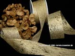 Vliesband Gold ohne Draht 40mm Vliesband Gold ohne Draht 40mm