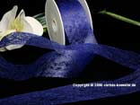 Vliesband Blau ohne Draht 40mm