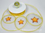 Bändchen Torbole Gelb mit Draht 5mm Bändchen Torbole Gelb mit Draht 5mm