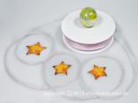 Bändchen Torbole Rosa mit Draht 5mm Bändchen Torbole Rosa mit Draht 5mm