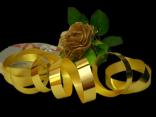 Polyband Gold ohne Draht 19mm