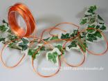 Satinkordel Orange ohne Draht 2mm Satinkordel Orange ohne Draht 2mm