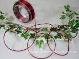 Satinkordel Bordeaux ohne Draht 2mm Satinkordel Bordeaux ohne Draht 2mm