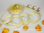 Streifenband Gelb ohne Draht 10mm Streifenband Gelb ohne Draht 10mm