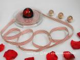 Streifenband Bordeaux ohne Draht 10mm Streifenband Bordeaux ohne Draht 10mm