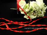 Zierkordel Rot ohne Draht 4mm