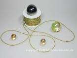 Kordel einfarbige Kordel Gold ohne Draht 2mm