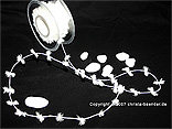 Kordel Fransenkordel Weiß 2mm