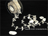 Kordel Fransenkordel Creme 2mm