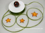 Bändchen Torbole Olivegrün mit Draht 5mm Bändchen Torbole Olivegrün mit Draht 5mm