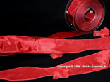 Uniband Karminrot mit Draht 40mm Uniband Karminrot mit Draht 40mm