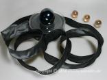 Uniband Dunkelgrau mit Draht 25mm Uniband Dunkelgrau mit Draht 25mm