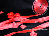 Uniband Rot mit Draht 25mm