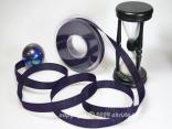Uniband Lila mit Draht 15mm