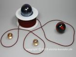 Kordel Dunkel-Bordeaux ohne Draht 2mm