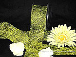 Sisal zweifarbig Hellgrün/Dunkelgrün ohne Draht 60mm