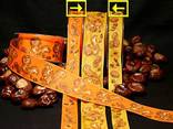 "Nut`s" mit Draht, 40mm Ocker/Braun "Nut`s" mit Draht, 40mm Ocker/Braun